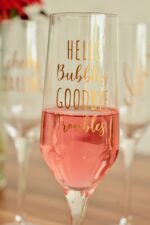 Pohár na šampanské - Hello Bubbles, goodbye Troubles – Obrázok 4