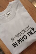 Tričko - In vino veritas, in pivo tiež – Obrázok 4