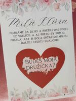 Stieracie oznámenie - Budeš moja družička?