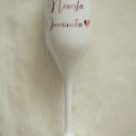 Plastový pohár na šampanské pre nevestu a družičky