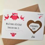 Darček pre učiteľov - Sovička (vlastný text)