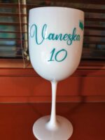 Plastový pohár v štýle MOËT - narodeninový – Obrázok 4