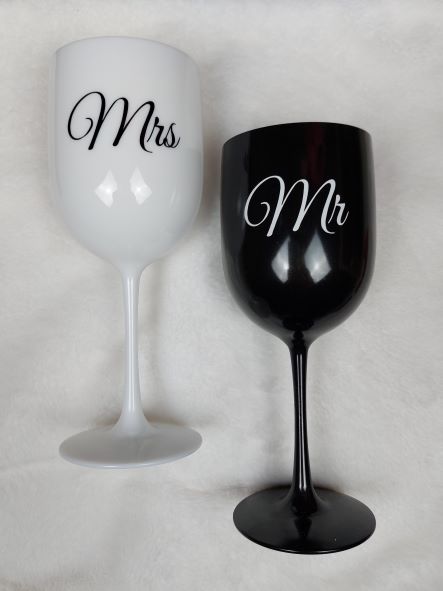 Sada pohárov - Mr a Mrs