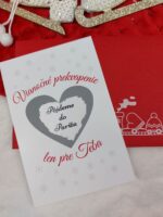 Stieracie oznámenie - Vianočné prekvapenie len pre Teba (vlastný text)
