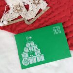 Vianočná darčeková obálka - zelená