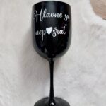 Plastový pohár v štýle MOËT - Hlavne sa nep♥srať