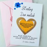 Deň matiek - Vlastný text (zlaté srdiečko)