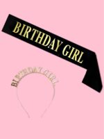 Narodeninový darčekový box - čierny Happy BirthDay – Obrázok 2