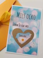 Deň otcov - Ľúbim Ťa viac ako.. (vlastný text)