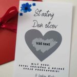 Deň otcov - Vlastný text (strieborné srdiečko)