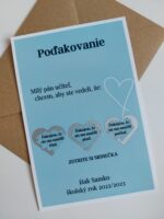Darček pre učiteľov  - Poďakovanie pánovi učiteľovi – Obrázok 3