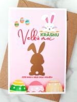 Veľkonočná výslužka - Zajko s vajíčkami (vlastný text) – Obrázok 3