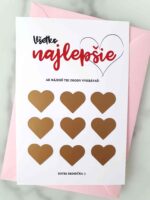 Stieracia kartička - Všetko najlepšie - Poloha na želanie – Obrázok 2