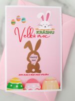 Veľkonočná výslužka - Zajko s vajíčkami (vlastný text) – Obrázok 2