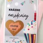 Stieracia kartička - Všetko najlepšie - Tortička (vlastný text)