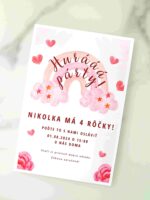 Pozvánka na narodeniny - Hurá párty!