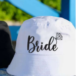 Bride klobúčik - biely