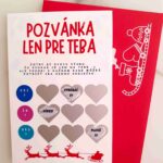 Stieracia kartička - Veselé Vianoce - Pozvánka pre Teba