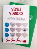 Stieracia kartička - Veselé Vianoce - Kam, kedy, s kým?
