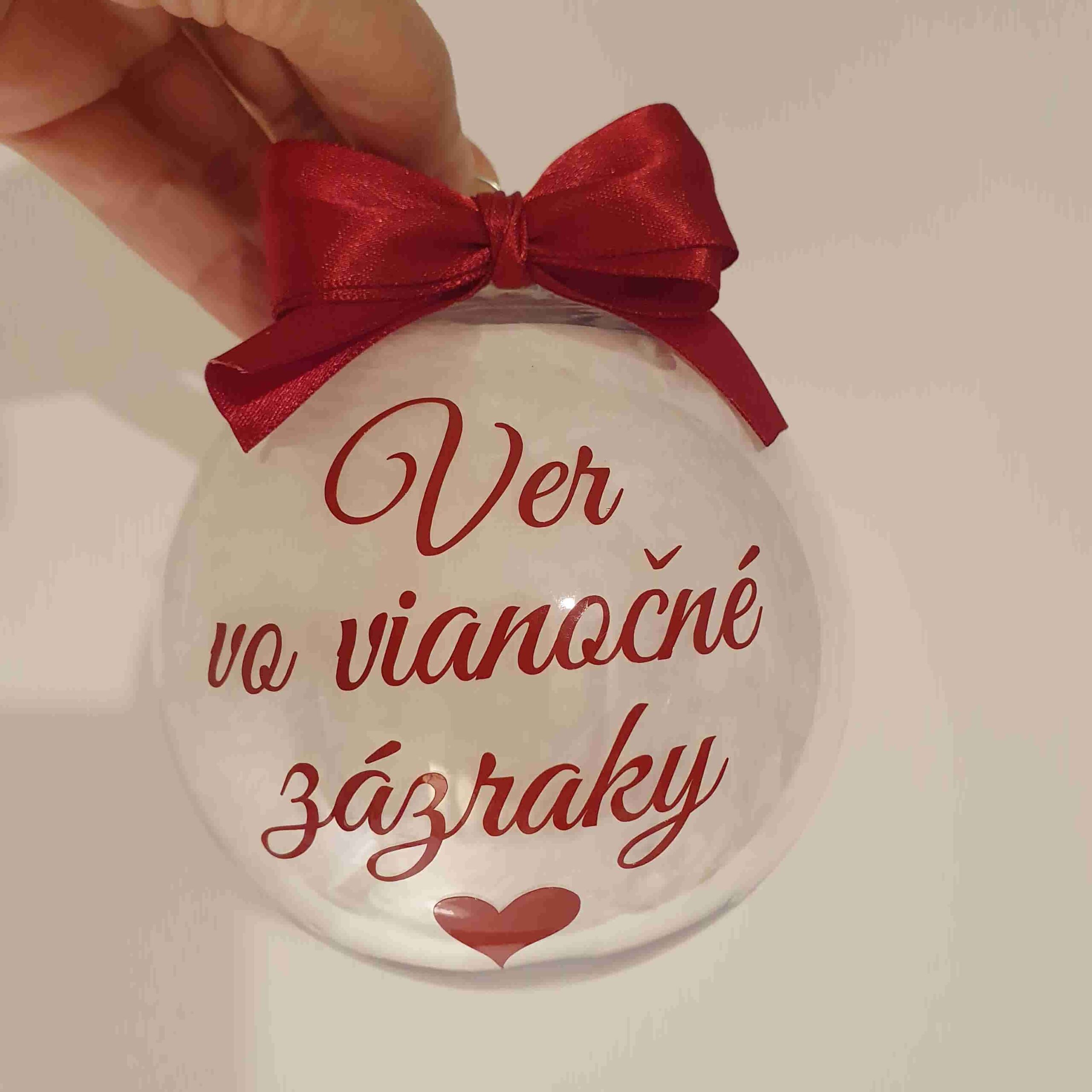 20241120_183345 Vianočná guľa - Ver vo vianočné zázraky