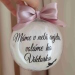 Vianočná guľa - Máme v nebi anjela, voláme ho ..... (doplň) – Obrázok 2