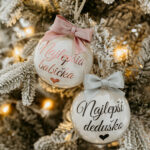 Vianočná guľa ako darček pre blízkych (najlepší, najlepšia... )