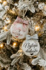 Vianočná guľa ako darček pre blízkych (najlepší, najlepšia... )