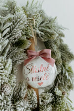 Vianočná guľa ako darček pre blízkych (rôzne nápisy)