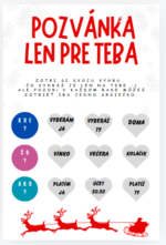 Stieracia kartička - Veselé Vianoce - Pozvánka pre Teba – Obrázok 4