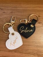 Personalizovaná kľúčenka s menom - srdiečko – Obrázok 2