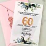 Pozvánka na narodeniny - Zeleno-zlatá – Obrázok 2