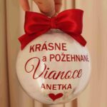 Vianočná guľa - Krásne a požehnané Vianoce